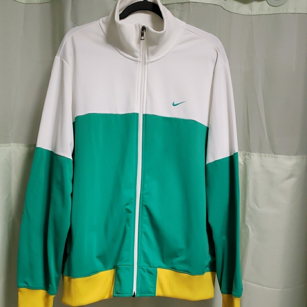 Nike XL Green and White Oregon U  Colorway, Jacket